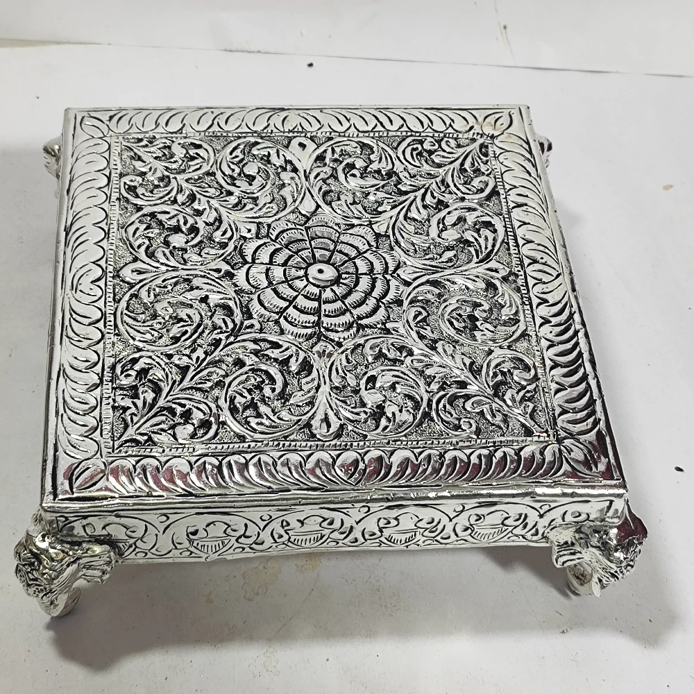 Chowki with Elephant-7.5No-Z12951