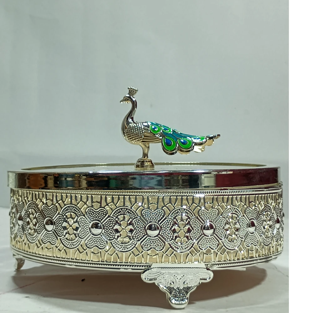 Box with Peacock-8No-Z12350