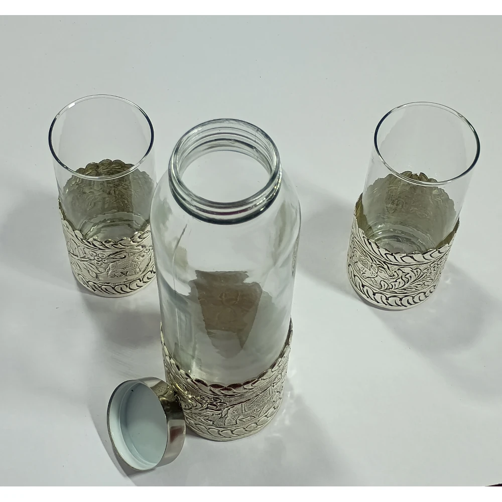 Two Glass and Bottle-10No-Z12221