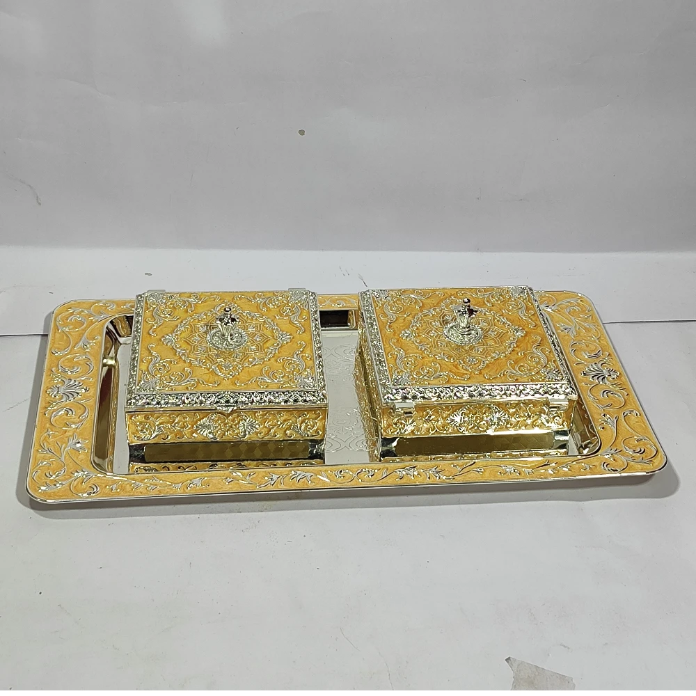 2 Dry Fruit Box With Tray-3No-Z12877