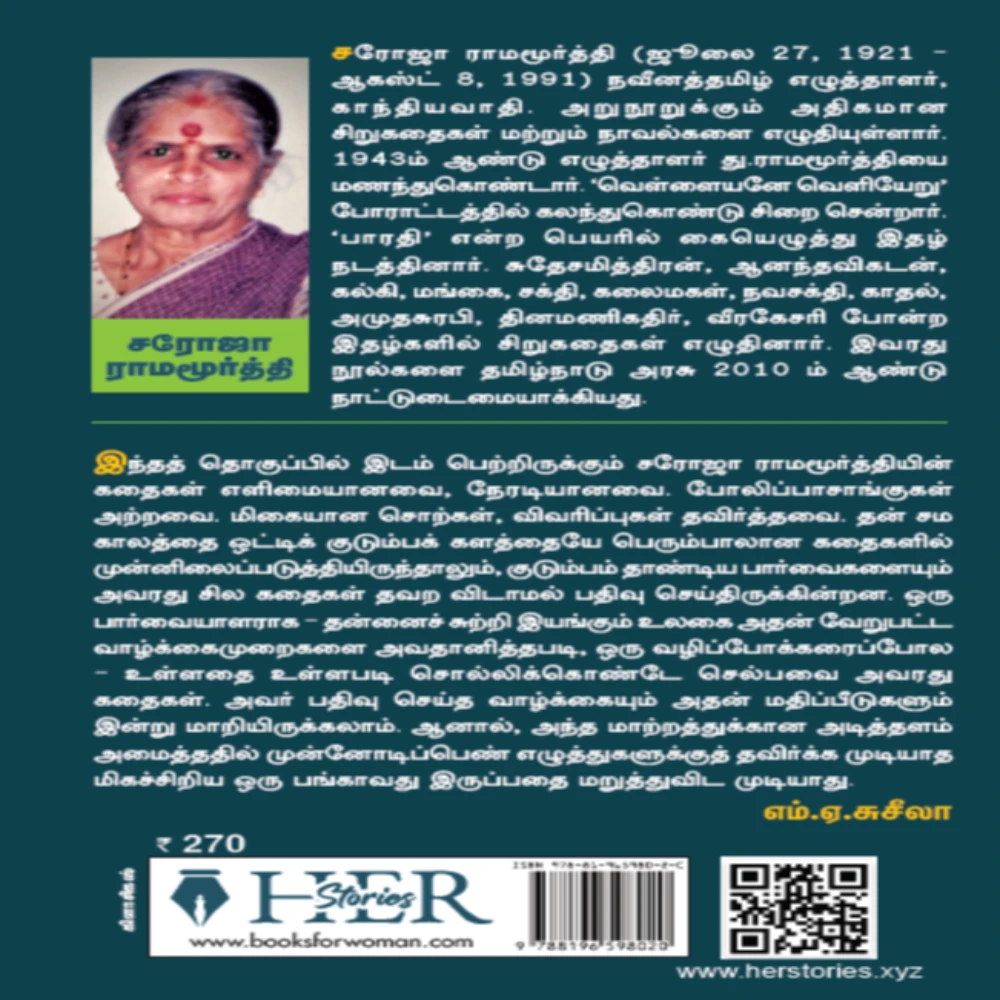 Saroja Ramamurthy Stories Paguthi 1 | சரோஜா ராமமூர்த்தி சிறுகதைகள் பகுதி 1 | சரோஜா ராமமூர்த்தி