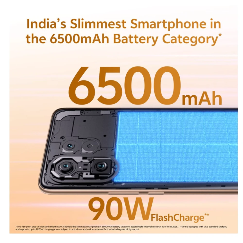 Vivo V60 5G (Auspicious Gold, 256 GB)  (12 GB RAM)