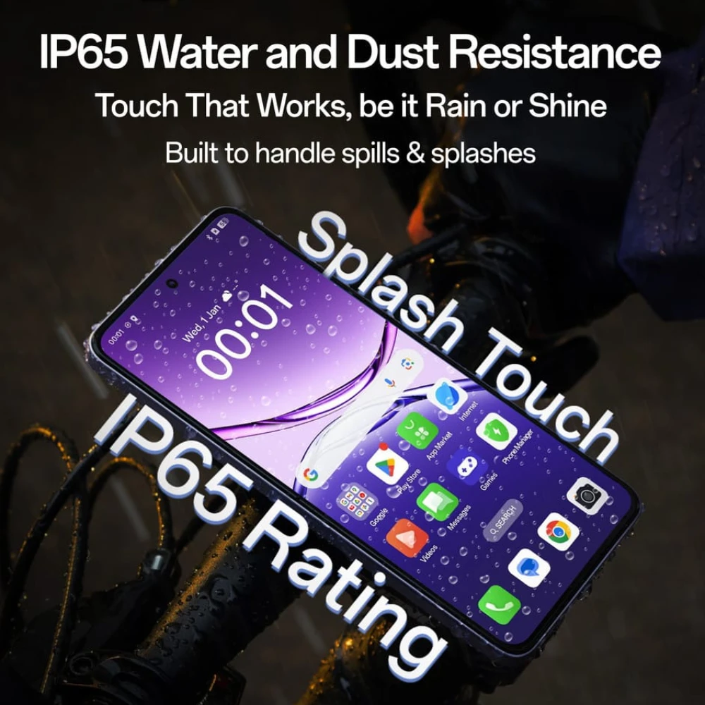 OPPO K13x 5G 6000mAh and 45W SUPERVOOC Charger & AI (Midnight Violet, 128 GB)  (6 GB RAM)