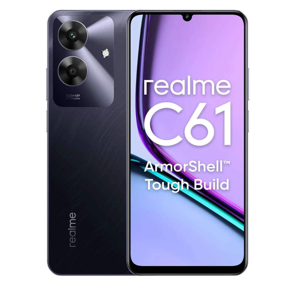 Realme C61 (Marble Black, 64 GB)  (4 GB RAM)