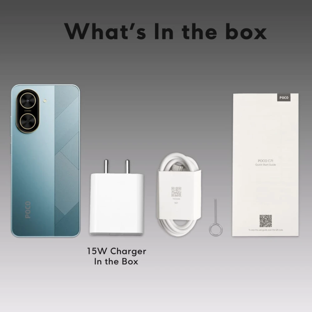 POCO C71 (Cool Blue, 64 GB)  (4 GB RAM)