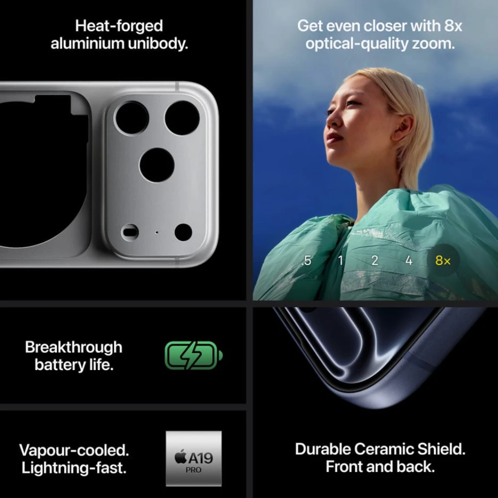 Apple iPhone 17 Pro (Deep Blue, 256 GB)