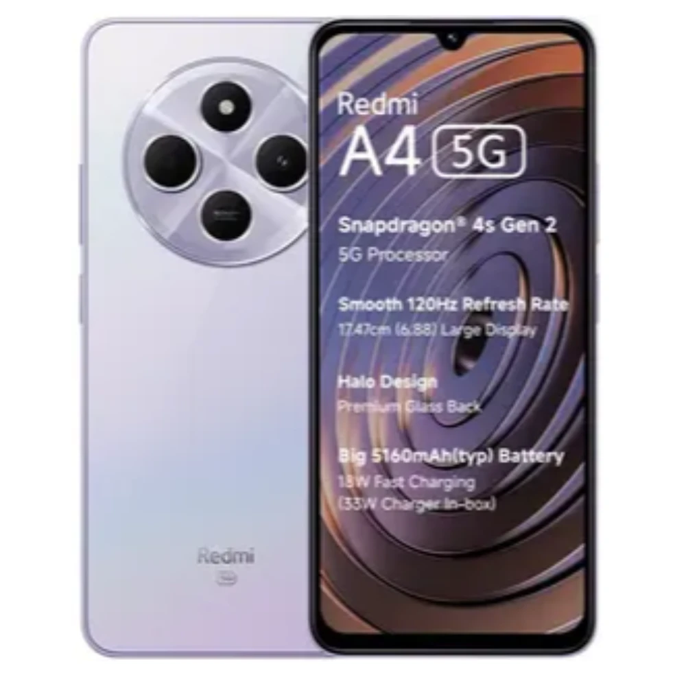 REDMI A4 (Sparkle Purple, 128 GB)  (4 GB RAM)