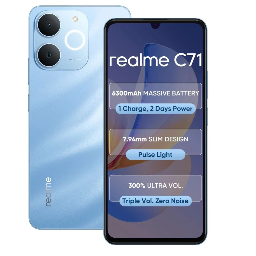 Realme C71 (Sea Blue, 64 GB)  (4 GB RAM)