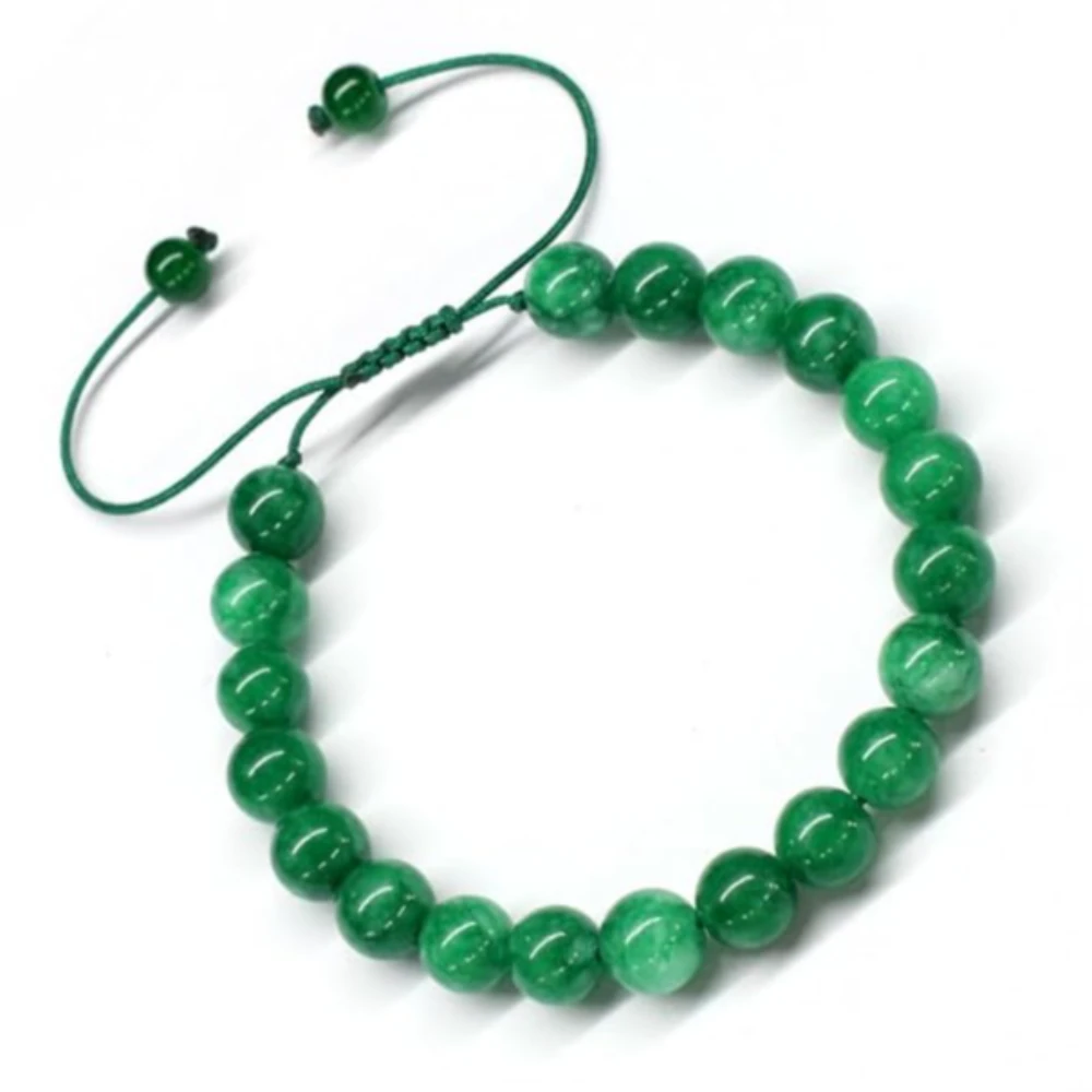 Agatesvibe Green Aventurine Natural Healing Crystal Bracelet for Women & Men – AAA Grade Gemstone Adjustable Bracelet for Yoga, Reiki, Meditation, & Feng Shui (Pack of 1)