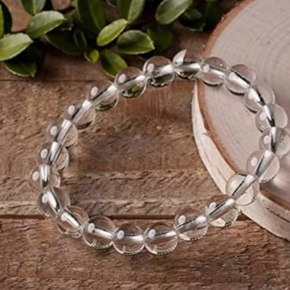 Agatesvibe Natural Crystal Healing Bracelets for Health, Wealth, Prosperity for Men & Women (Pack of 1)