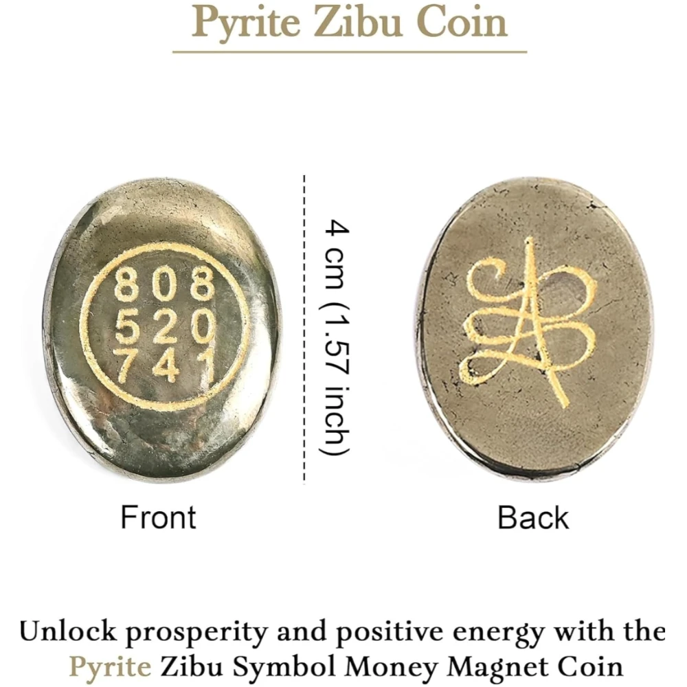 Agatesvibe Green Jade, Pyrite & Golden Zibu Crystal Stone Oval Shape Bracelet for Prosperity, Good Luck, and Abundance | Money Switch Words & Zibu Symbol for Wealth and Positive Energy (Pyrite Golden Zibu, Pack of 1)