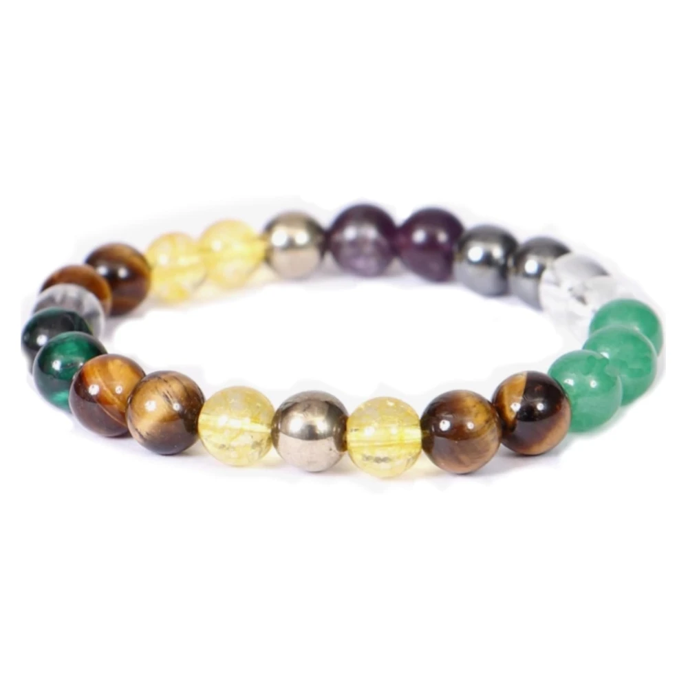 Agatesvibe™ Original Money Magnet Bracelet – Golden Pyrite Unisex Bracelet for Men & Women | Attracts Wealth, Fame & Good Luck | Certified Authentic | Pack of 1