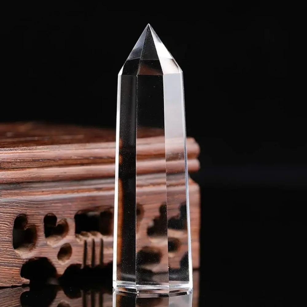 Agatesvibe Goege Bailey Amethyst Crystal Wand – Healing Stone | Faceted Reiki Chakra Meditation Tool for Energy Balancing & Spiritual Therapy (Pink Rose Quartz,clear Quartz & Black Obsidian)