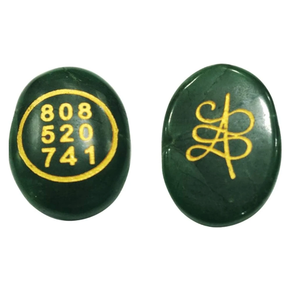 Agatesvibe Green Jade Crystal Money Switchword & Zibu Symbol of Prosperity – Natural Money Stone Oval Shape Cabochon | Switchwords Gemstone for Reiki, Crystal Healing & Wealth Attraction (4)
