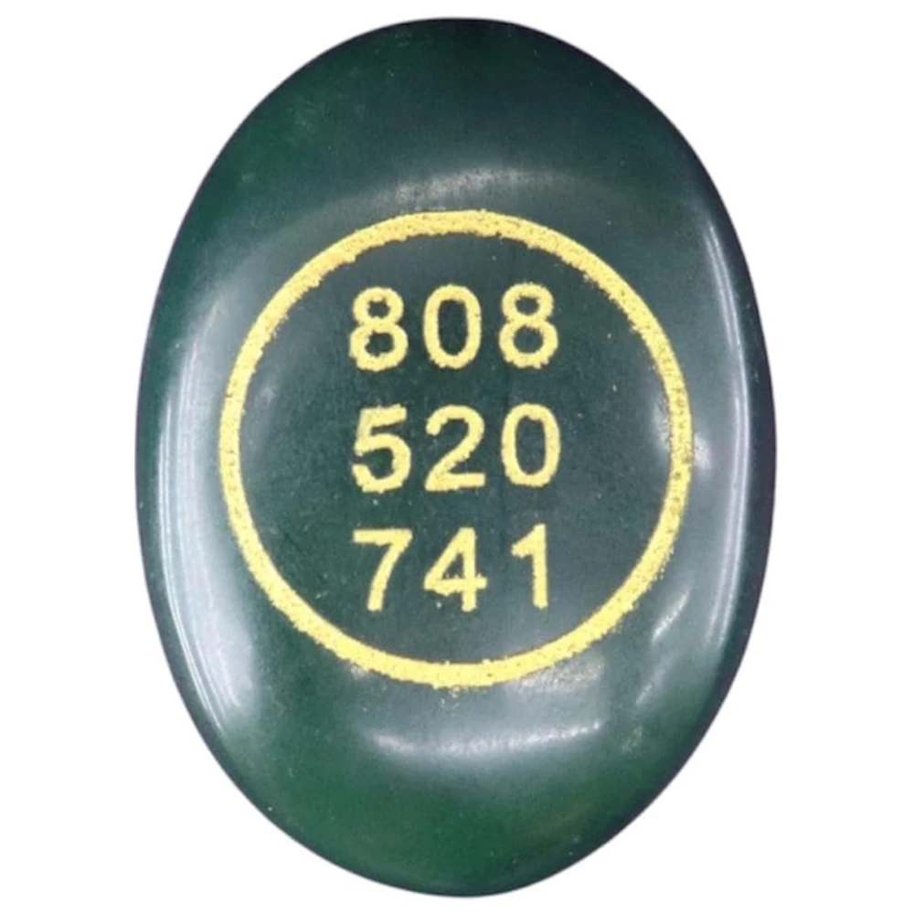Agatesvibe Green Jade Crystal Money Switch Word & Zibu Symbol of Prosperity Natural Money Stone Oval Shape Cabochon Switchwords Gemstone for Reiki Crystal Stone Healing (Pack of 2)