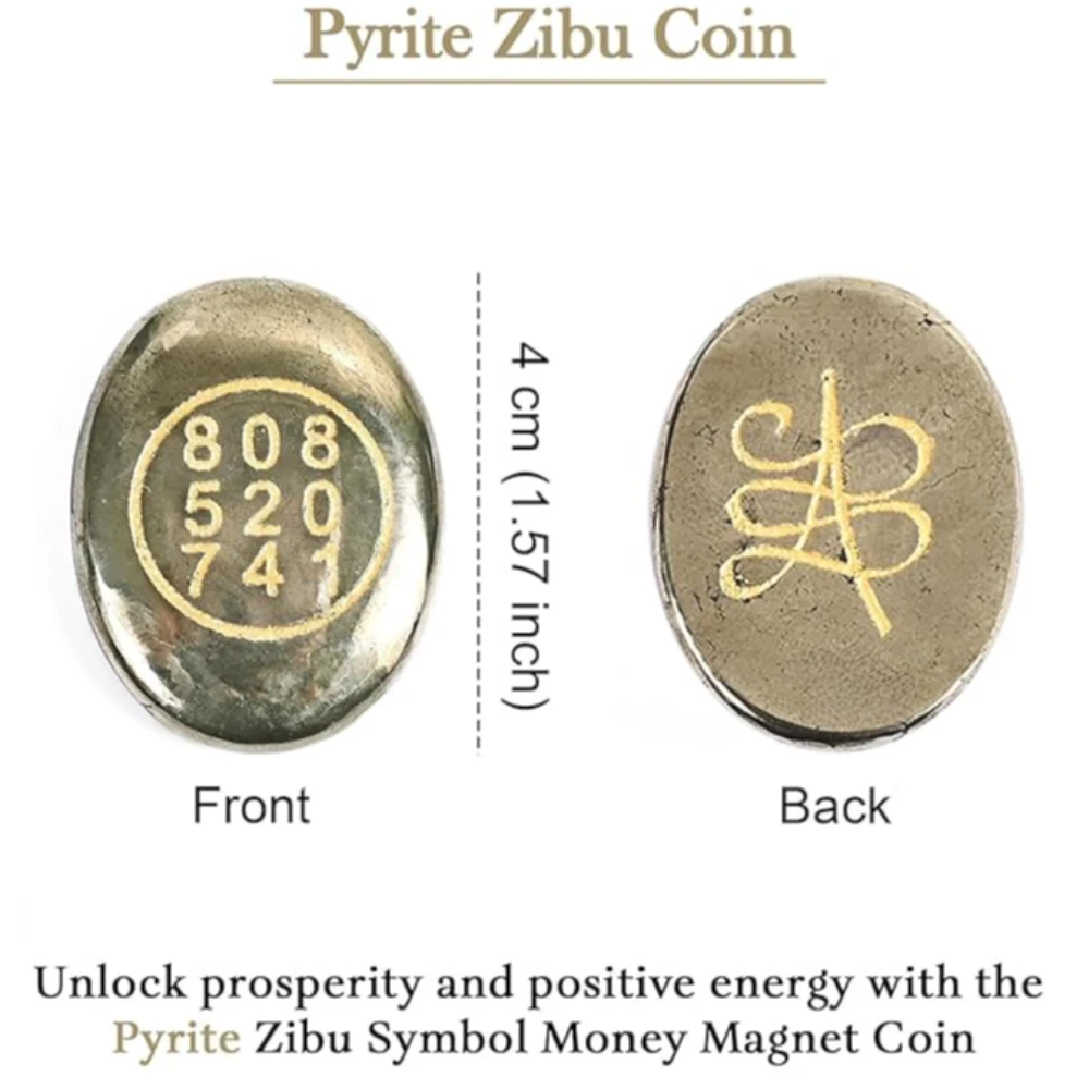 Agatesvibe Green Jade, Pyrite & Golden Zibu Oval Crystal Bracelet – For Prosperity, Good Luck & Abundance | Infused with Money Switch Words & Zibu Symbols for Wealth & Positive Energy