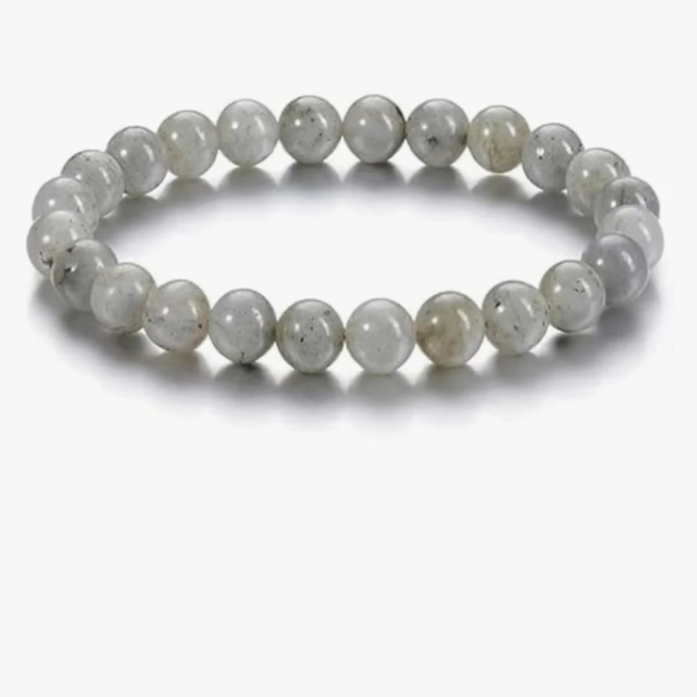 Agatesvibe Money Magnet Bracelet – Shiny Gold-Like Natural Gemstone | Unisex Wealth & Confidence Jewelry for Men & Women | Attracts Money, Fame & Good Luck (Pack of 1) (Labradorite)