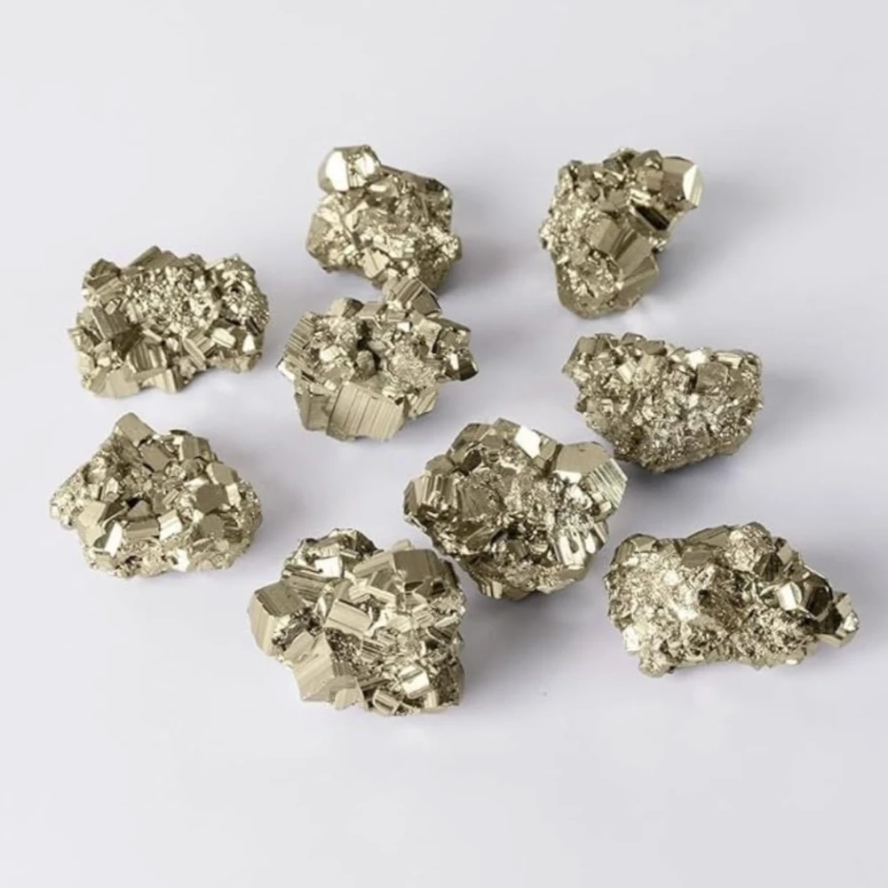 Agatesvibe Natural Pyrite Rough Stone Carats – Original Cluster from Peru | Healing Crystal for Wealth, Protection & Vastu | for Home Décor & Collection (Pyrite 80-120 Gram)