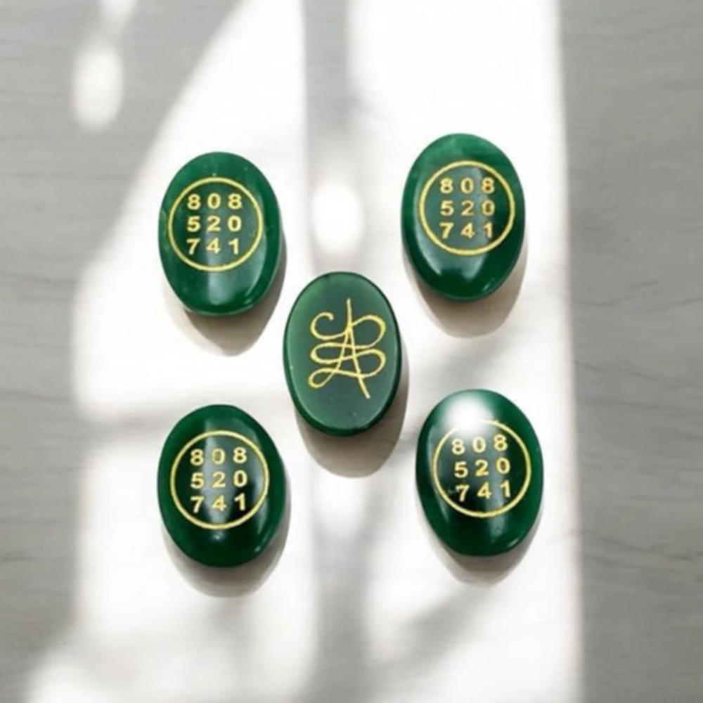 Agatesvibe "Natural Green Jade Wealth Bracelet & Zibu Symbol Coin