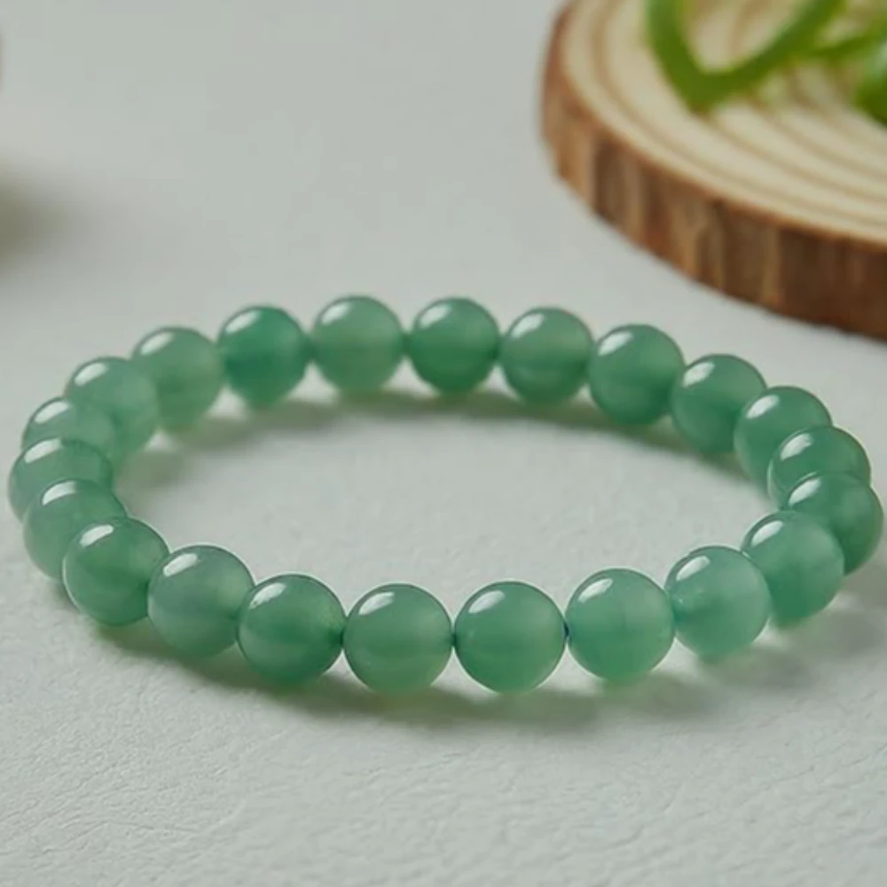 Agatesvibe Natural Certified 8mm Healing Crystal Bracelet – Stretchable Unisex Design | Chakra Balancing, Inner Peace, Abundance & Well-being | Pack of 1