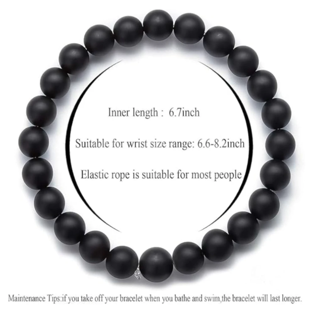 Agatesvibe "Men Women 8mm Natural Stone Beads Bracelet – Elastic Agate Yoga Healing Energy Bracelet Bangle – Unisex Boho Jewelry for Meditation & Balance (Tiger Eye & Matte Agate)