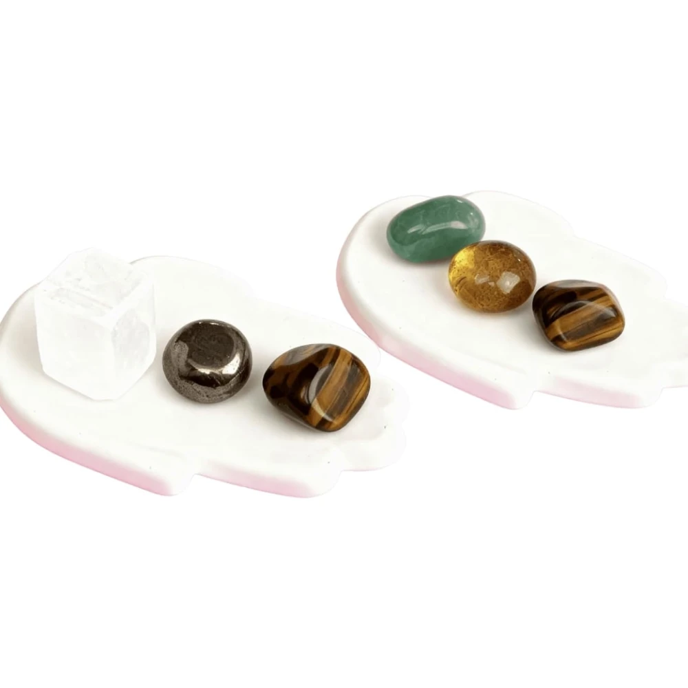 Dhan Yog Tumble Combo | Natural Healing Crystal Set for Wealth, Prosperity & Abundance | Handcrafted Gemstone Tumbles for Money Attraction, Positive Energy & Chakra Balance