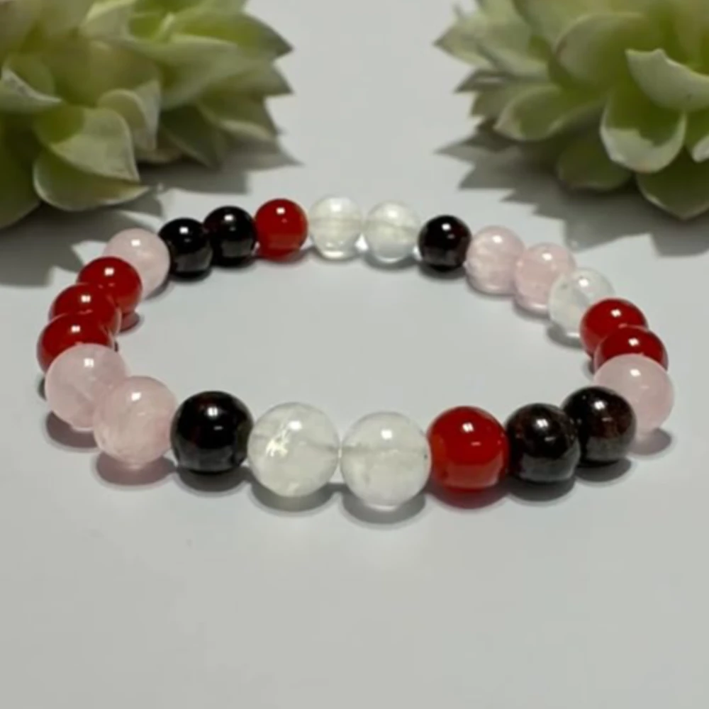Agatesvibe Cancer Zodiac Bracelet: Crystals for Balance, Love & Intuition Empowering Crystal Healing Jewelry with Moonstone, Amazonite, Amethyst & Tiger’s Eye for Confidence, Self-Love, and Emotional Balance (Pack of 1)