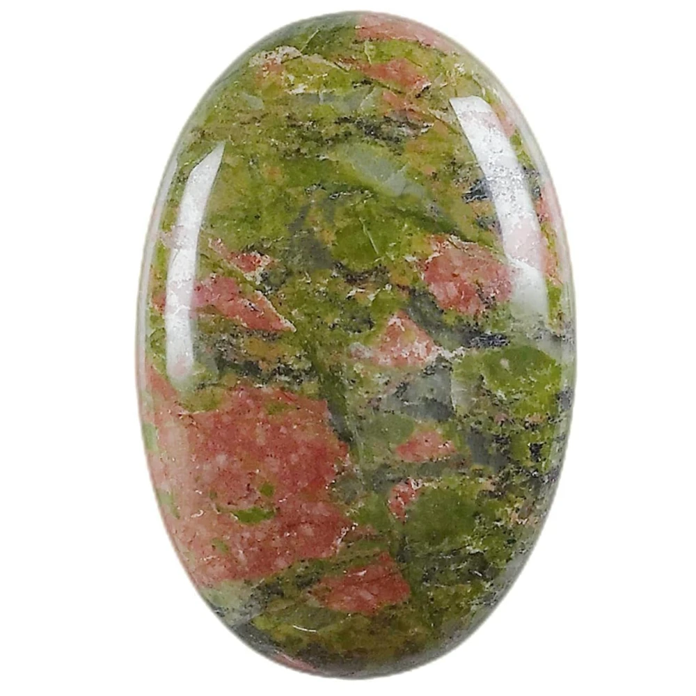 Agatesvibe Natural Palm Stone Crystal – Polished Chakra Reiki Healing Oval Worry Stone for Anxiety & Stress Relief Therapy (Pack of 1) (Multicolour)