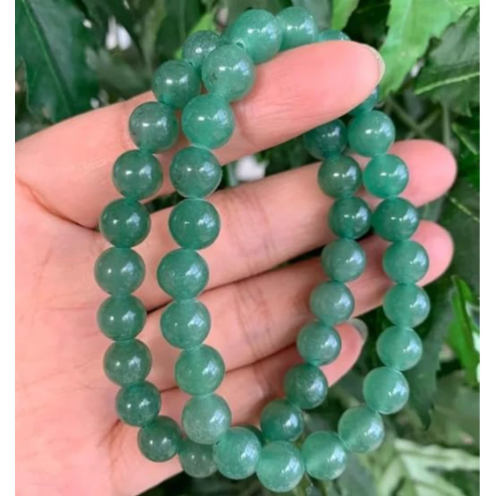 Agatesvibe Natural Certified 8mm Healing Crystal Bracelet – Stretchable Unisex Design | Chakra Balancing, Inner Peace, Abundance & Well-being | Pack of 1