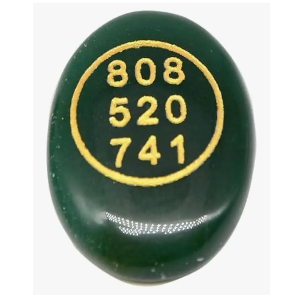 Agatesvibe Green Jade, Pyrite & Golden Zibu Oval Crystal Stone Bracelet | For Prosperity, Good Luck & Abundance | Features Money Switch Words & Zibu Symbol for Wealth & Positive Energy