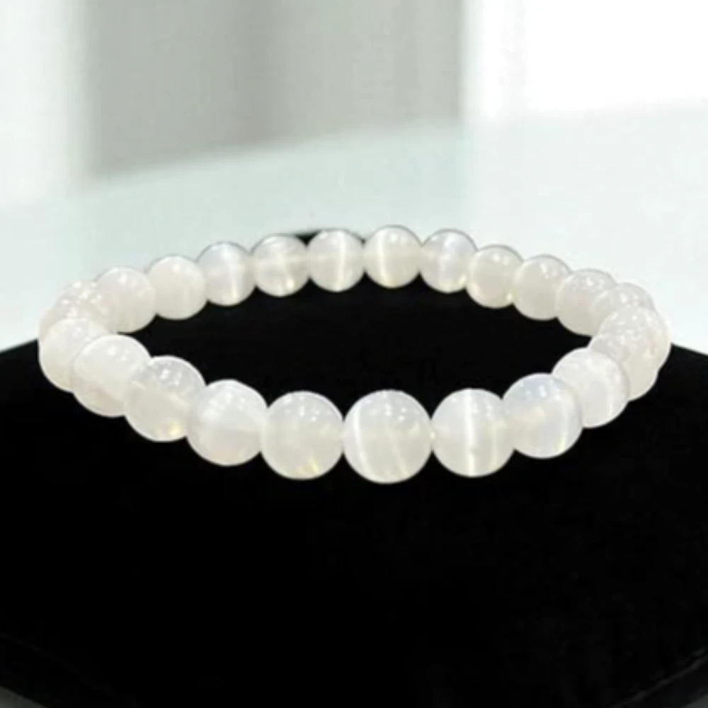 Agatesvibe Natural Rose Quartz Bracelet – 6mm Round Faceted Cut Beads, Stretchable Healing Crystal Bracelet for Men & Women – Original Pink Quartz Gemstone, Love & Heart Chakra Stone, Handmade Unisex Jewelry