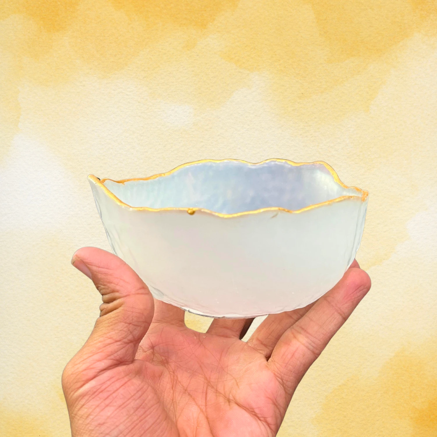Natural Certified Handcrafted Selenite Charging Bowl for Crystals, Bracelets, Jewelry & Healing Stones