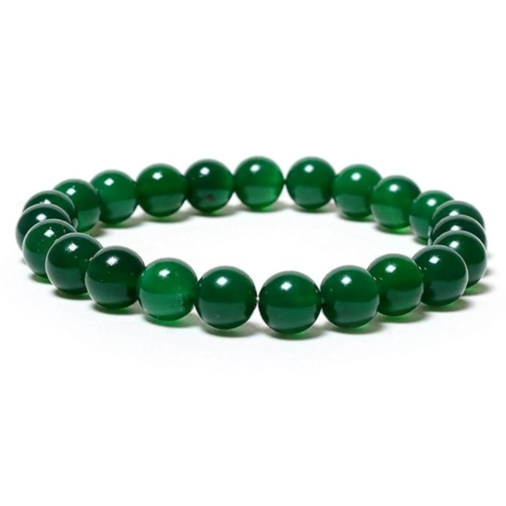 Agatesvibe Aventurine Bracelet – Natural Energized Gemstone for Reiki Healing, Prosperity, Wealth & Good Health – Crystal Healing Stone for Men & Women (Pack of 1)