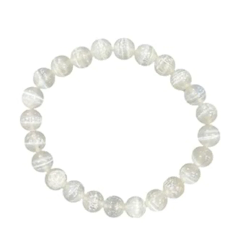 Agatesvibe Natural Rose Quartz Bracelet – 6mm Round Faceted Cut Beads, Stretchable Healing Crystal Bracelet for Men & Women – Original Pink Quartz Gemstone, Love & Heart Chakra Stone, Handmade Unisex Jewelry