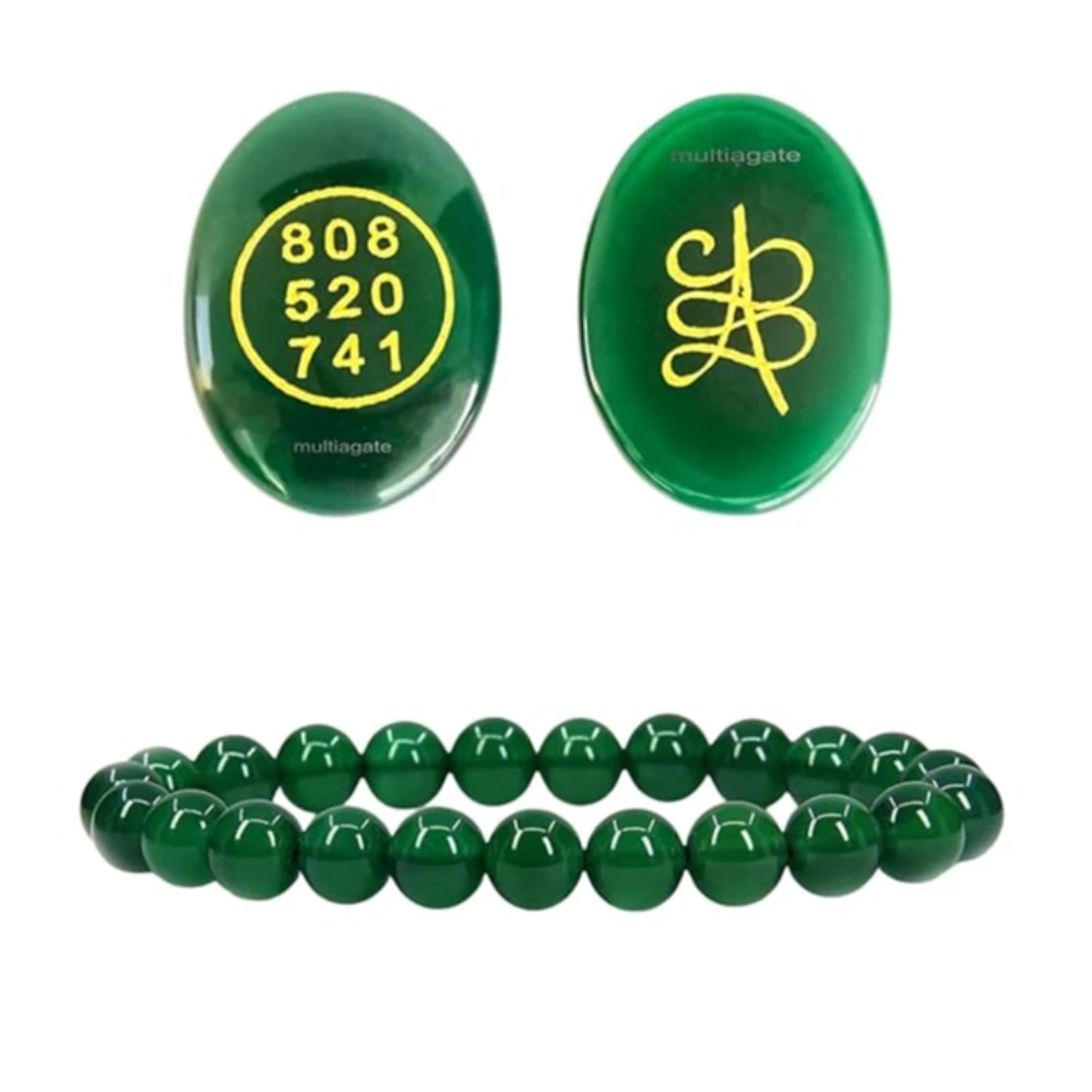 Agatesvibe Green Jade Crystal Money Switchword & Zibu Symbol of Prosperity – Natural Money Stone Oval Shape Cabochon | Switchwords Gemstone for Reiki, Crystal Healing & Wealth Attraction (5)