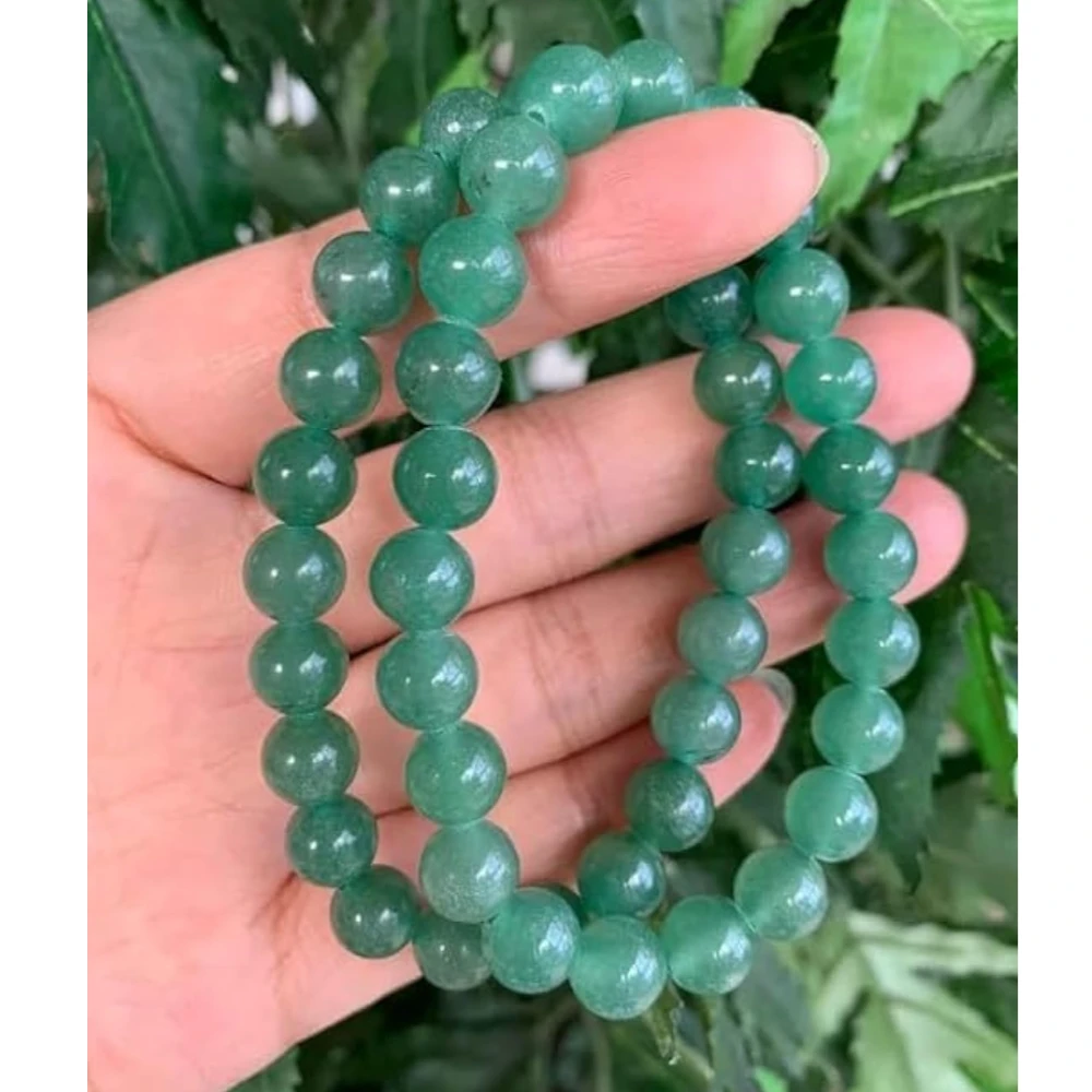 Agatesvibe Natural Certified 8mm Healing Crystal Bracelet | Stretchable Unisex Design for Men & Women | Promotes Chakra Balancing, Inner Peace, Abundance & Overall Well-being | Pack of 1
