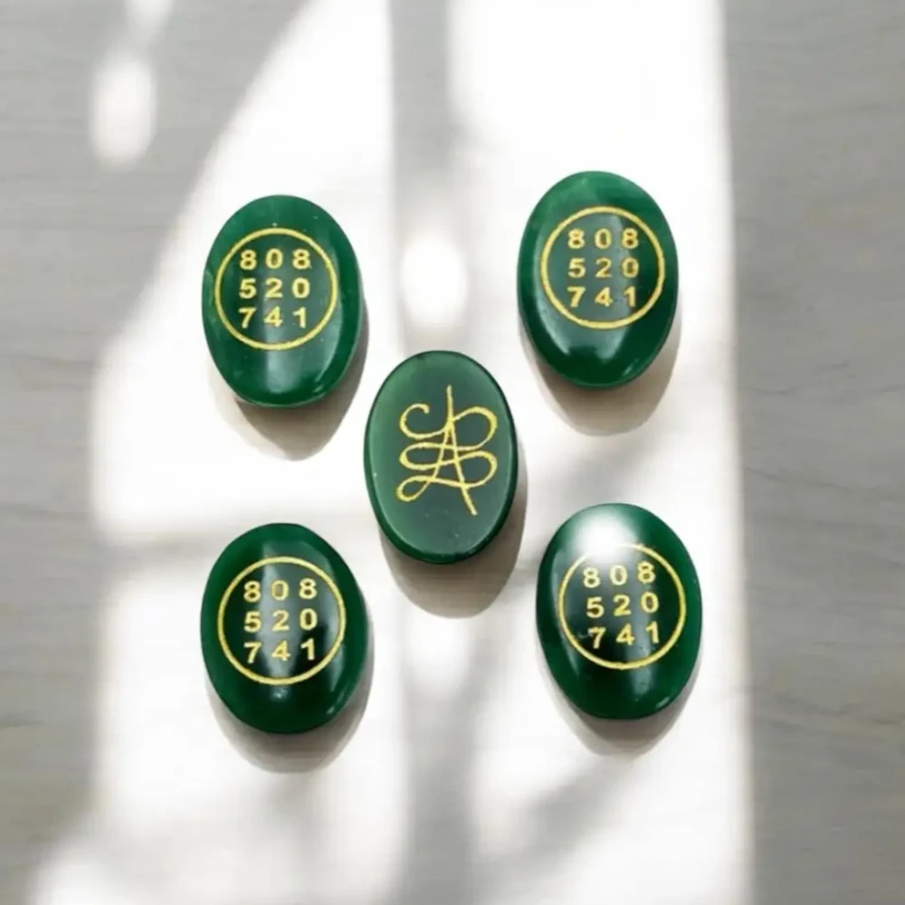 Agatesvibe Green Jade, Pyrite & Golden Zibu Oval Crystal Stone Bracelet | For Prosperity, Good Luck & Abundance | Features Money Switch Words & Zibu Symbol for Wealth & Positive Energy