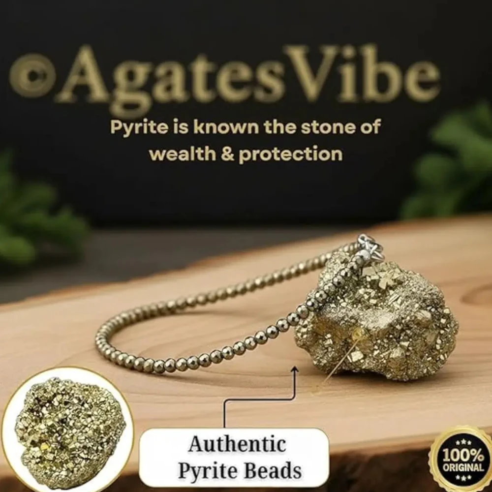 Raw Pyrite, Amethyst & Red Garnet Anklet for Women | Healing Crystal Jewelry for Wealth, Money, Protection & Power | Handmade Natural Stone Spiritual Gift Jewelry (Pack of 1)