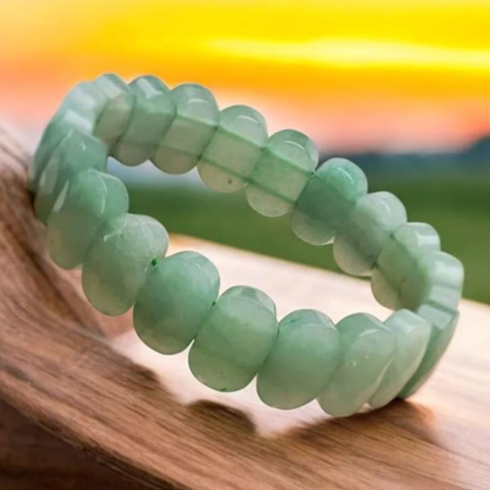Agatesvibe "Handcrafted Stone Capsule Bracelet – Crystal Energy Infused for Emotional Balance, Serenity, Strength, Success, Love, Luck, Confidence & Healing – Unisex Adjustable Jewelry(Pack of 1)