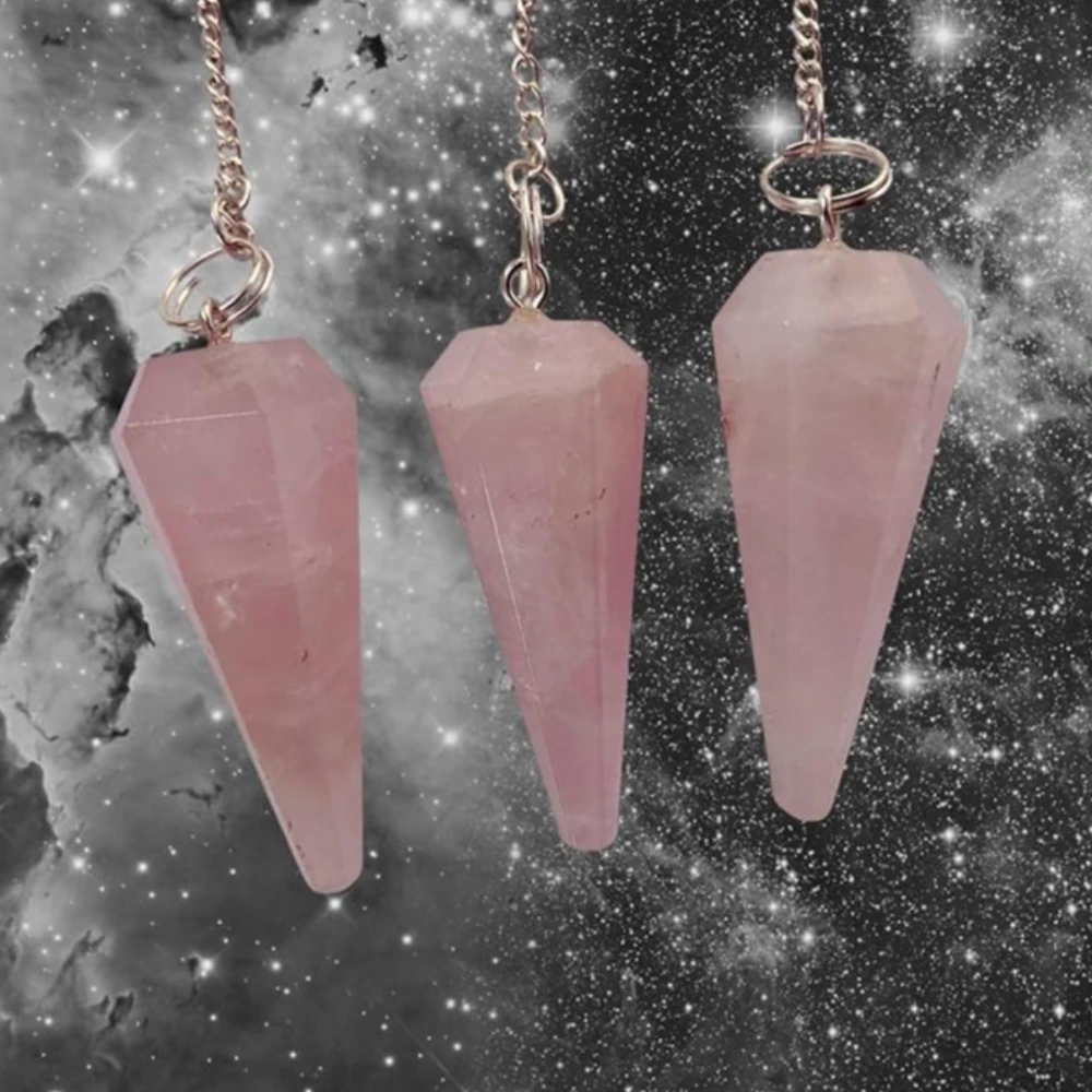 Agatesvibe "7 Chakra Stones Pendulum – Energy Healing & Dowsing Crystal | Reiki Pendulum with Chakra Chain & Ball for Meditation & Grids(Pack of 1) (Tree Agate)