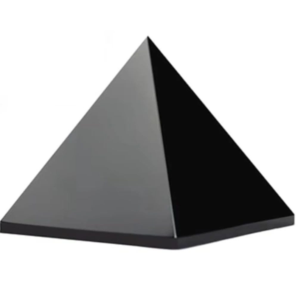 Agatesvibe Certified Black Tourmaline Pyramid – 1-Inch Natural Crystal Pyramid for Positive Energy, Vastu Correction, Reiki, EMF Protection & Chakra Healing (Pack of 1)