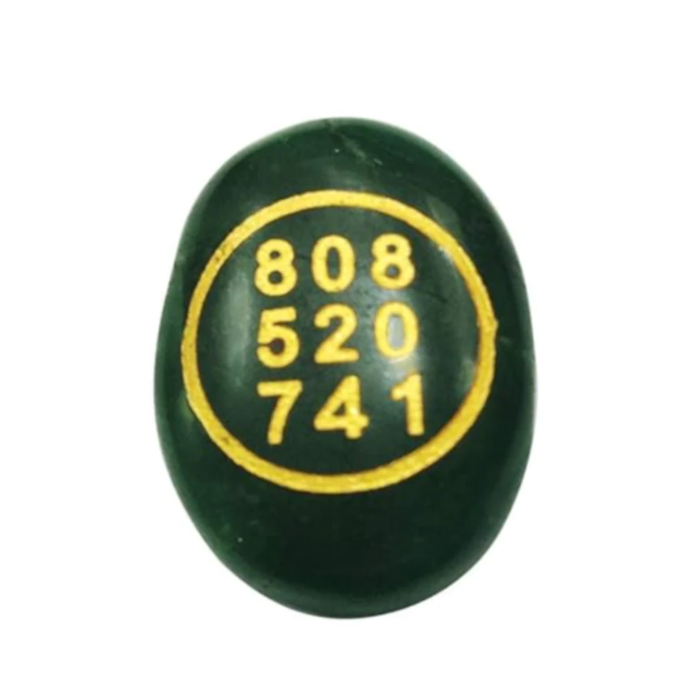 Agatesvibe Green Jade Crystal Money Switchword & Zibu Symbol of Prosperity – Natural Money Stone Oval Shape Cabochon | Switchwords Gemstone for Reiki, Crystal Healing & Wealth Attraction (1)