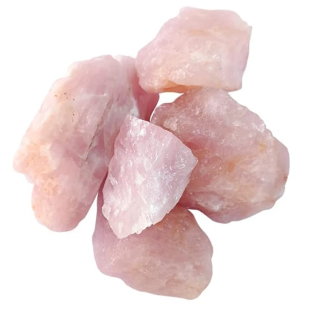 Agatesvibe Healing Crystal Raw Stone - 200g | AAA+ Grade Gemstone for Reiki, Vastu & Meditation | Perfect for Home Décor & Energy Healing (PAck of 1) (Rose Quartz)