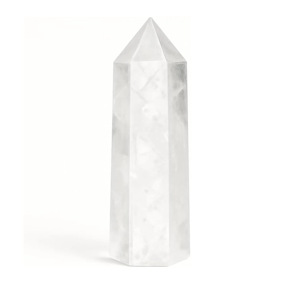 Agatesvibe Certified AAA Clear Quartz Crystal Tower Obelisk Point – Natural Healing Stone for Chakra Balancing, Reiki, Meditation, Yoga & Spiritual Energy – Original Agate Gemstone (Pack of 1) (2-3 inch)