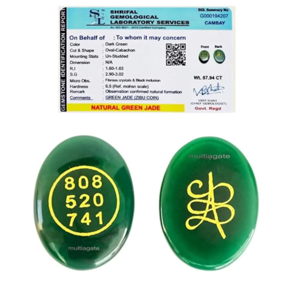 Agatesvibe "Natural Green Jade Wealth Bracelet & Zibu Symbol Coin | 8mm Beads for Money, Cash Flow & Prosperity Men and Women (Pack of 1)