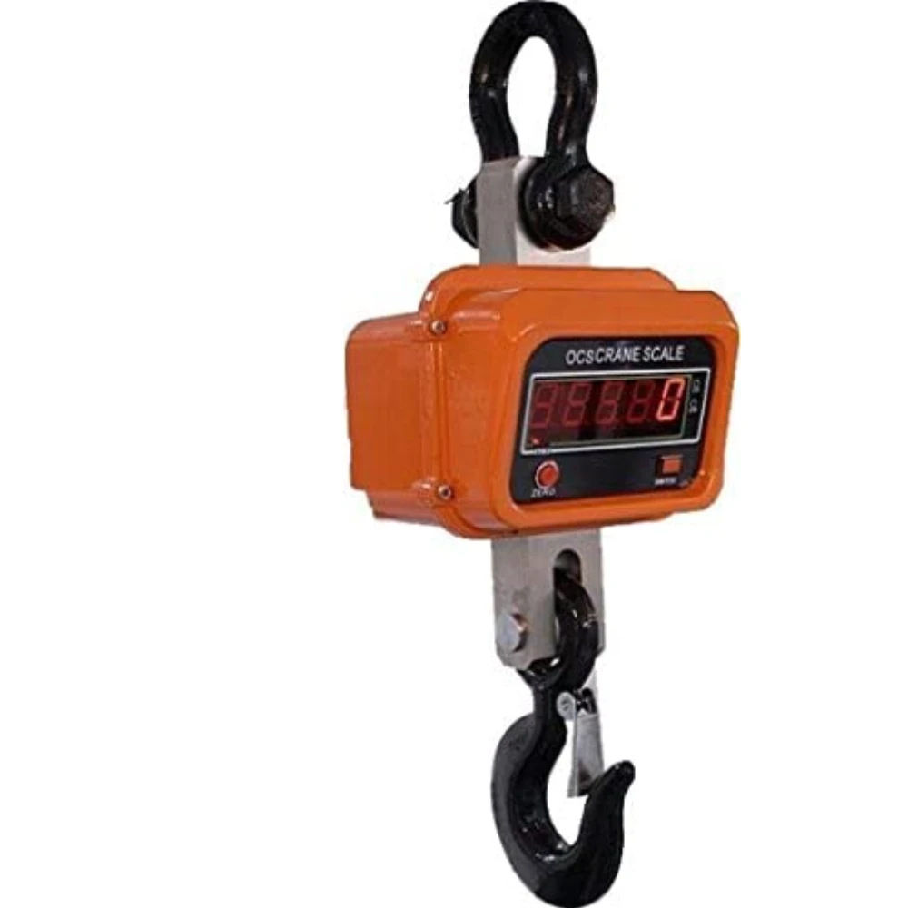 SIYOL Digital Crane Hanging Scale 5 Ton Capacity, 2kg Accuracy (WT-OCS-3T)