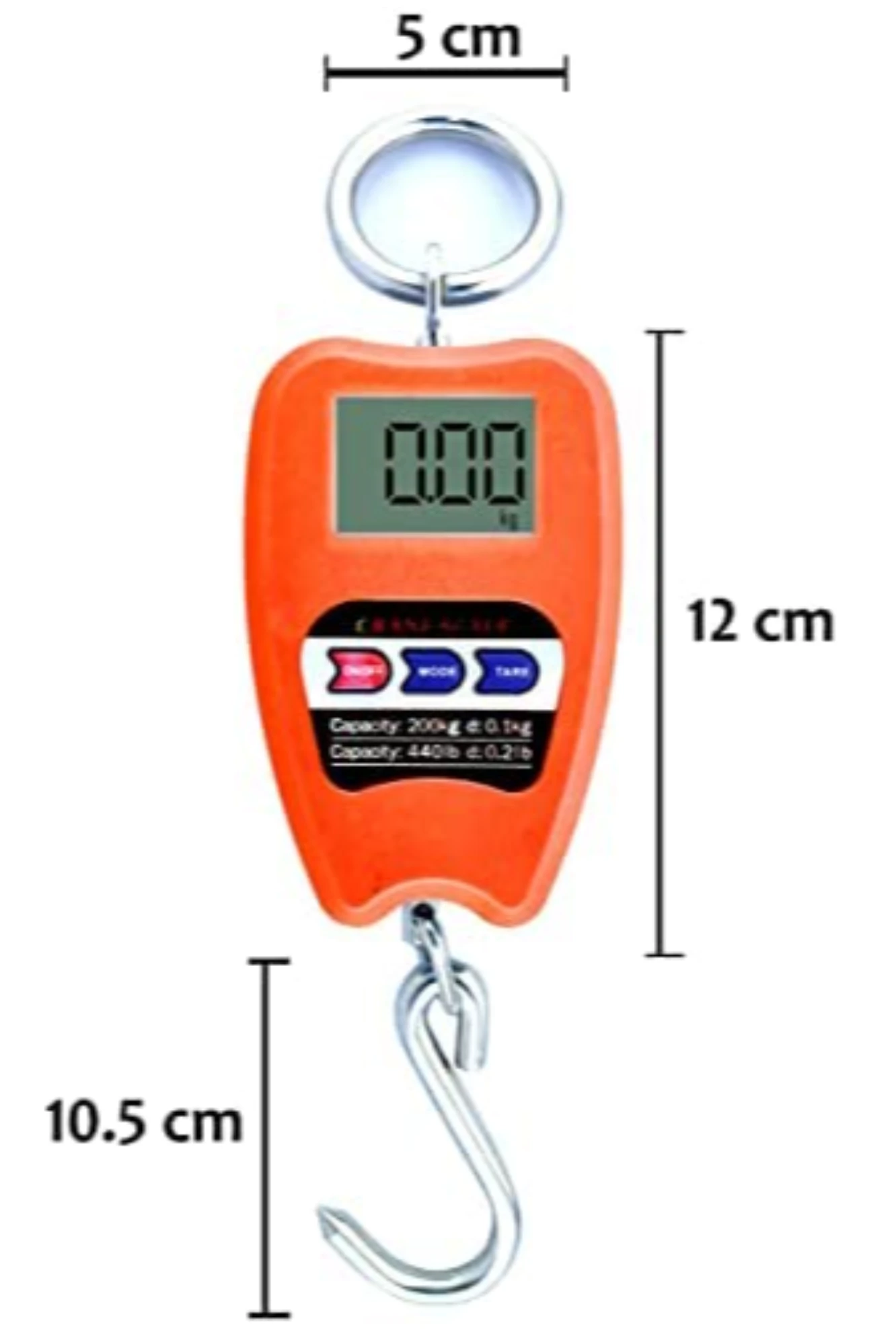 SIYOL SCALE 200KG (SY-8088) Heavy Duty Digital Crane Hanging Scale Capacity-200Kg x 20Gm Accuracy