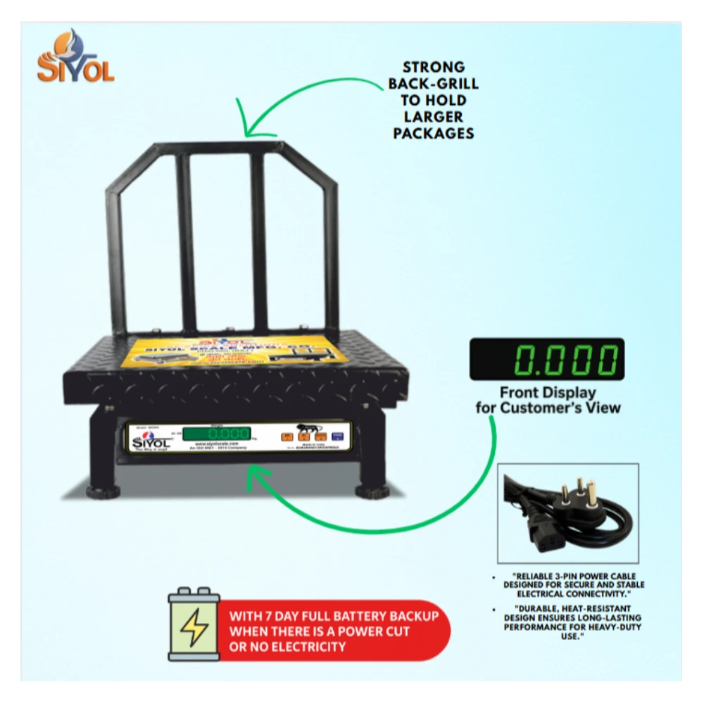 SIYOL RE-KM 300KG 500X500MM MS