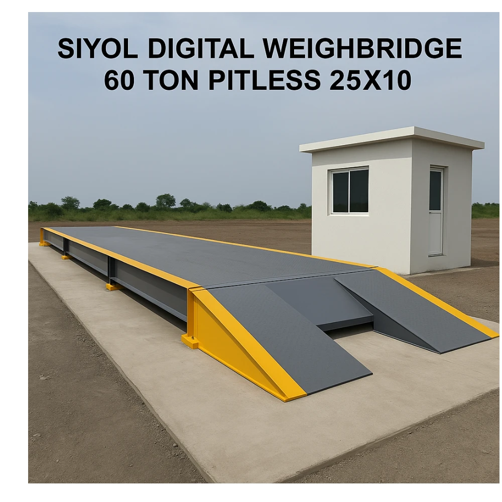 SIYOL DIGITAL WEIGHBRIDGE 60 TON PITLESS 25X10