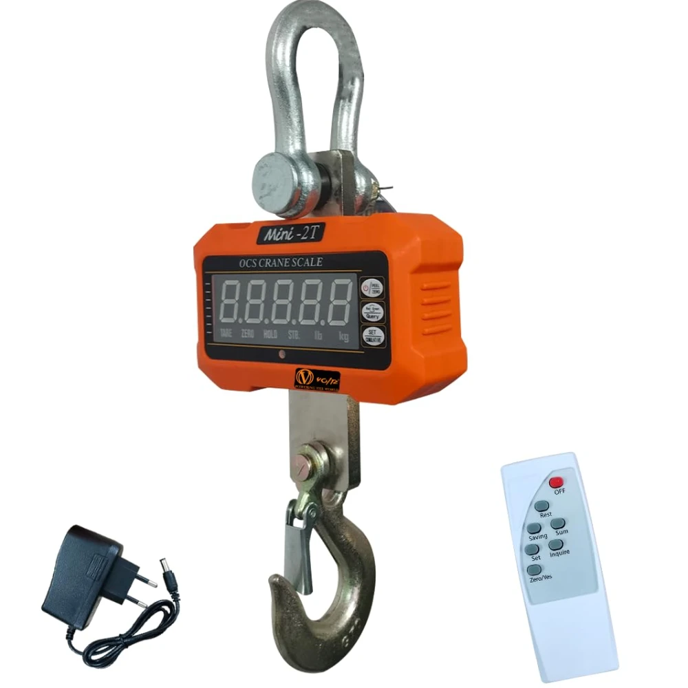 SIYOL Digital Crane Hanging Scale  2 Ton capacity